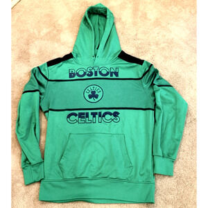NBA Boston Celtics Hoodie Ultra Game Mens Performance Green Size Medium